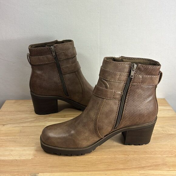 Baretraps Towanda Lug Sole Booties- Mushroom- Size 9 M- NEW - Picture 4 of 8